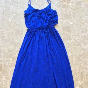 Royal Blue maxi dress